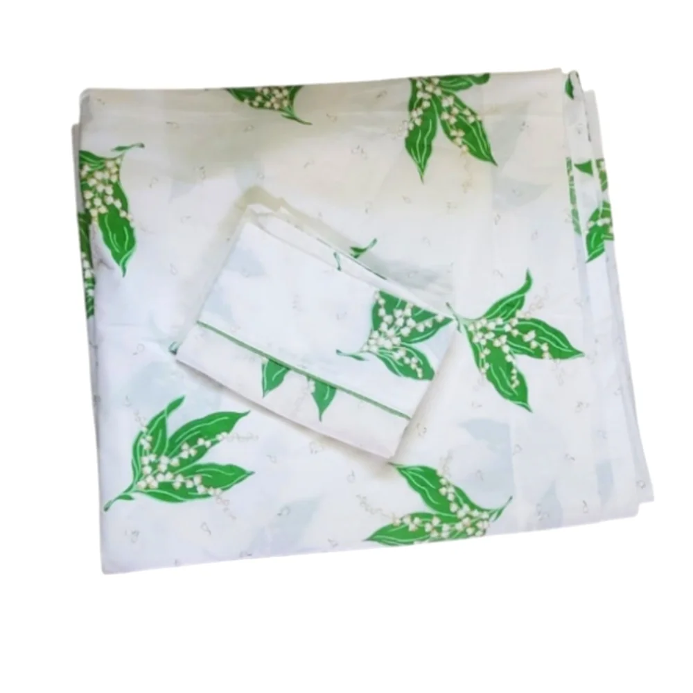 Vintage Wamsutta Ultracale Flat Sheet And Pillow Case. Full Size. 92